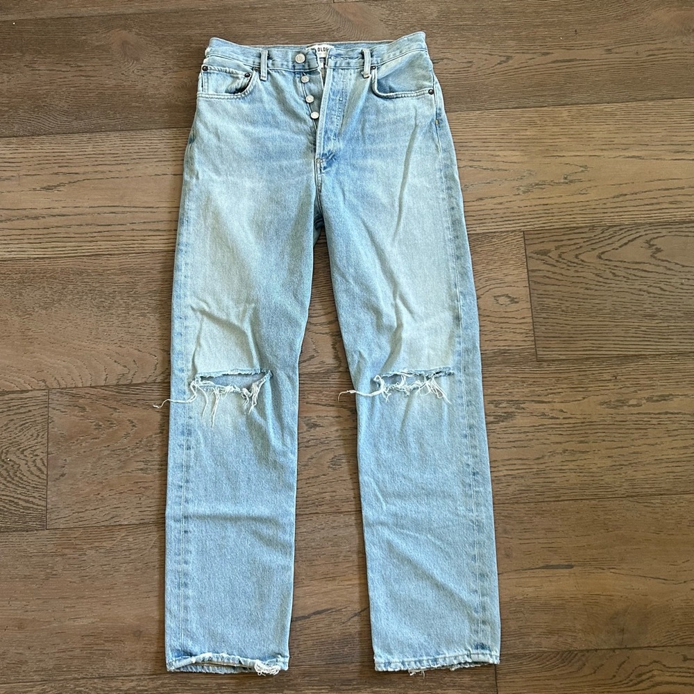Agolde pinch waist straight leg jeans 26